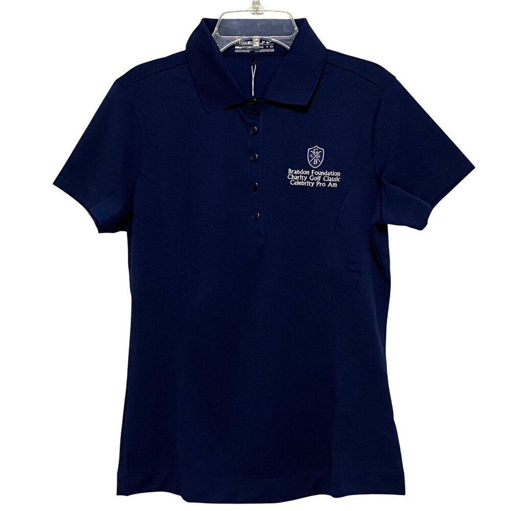 Nike Fit Dry Womens Golf Shirt S Brandon Foundation Charity‎ Golf Classic Pro Am
